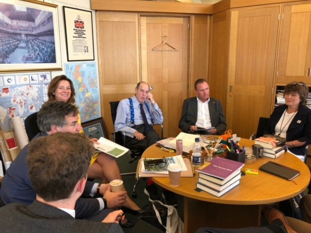 Sir Nicholas and his West Sussex Parliamentary colleagues meeting with the NFU in the House of Commons on Tuesday, 22nd May, 2018 