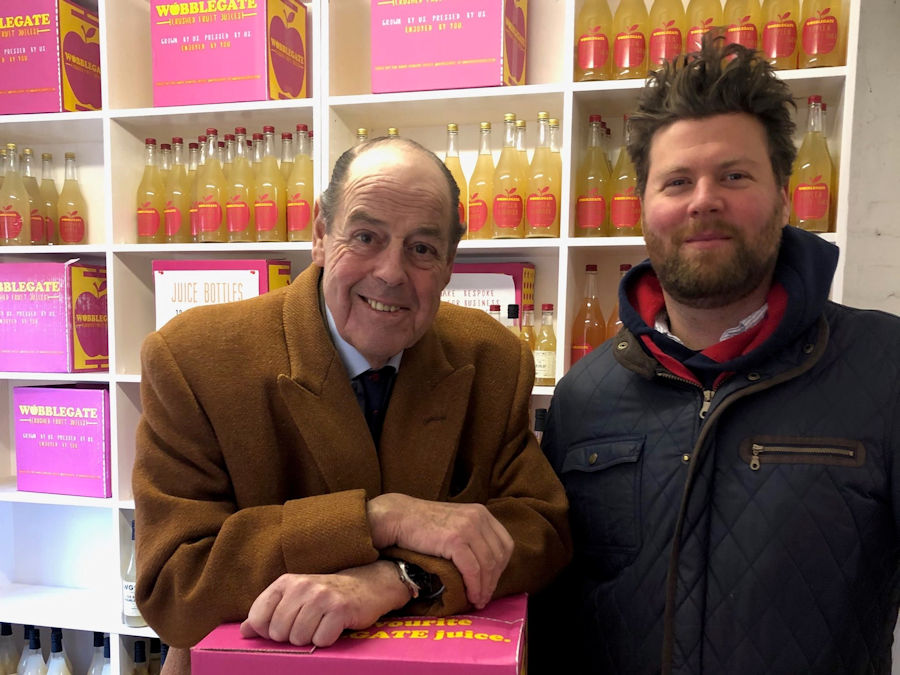 Sir Nicholas visiting Tom Stephens at Wobblegate in Bolney on Friday, 18th January, 2019.