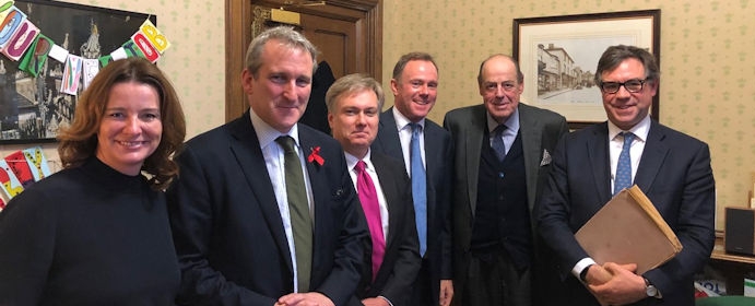 Sir Nicholas Soames and West Sussex MPs meet with Secretary of State for Education; Damian Hinds MP