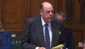 Rt Hon Sir Nicholas Soames MP speaking in the House of Commons, September 2019