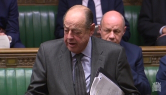 Sir Nicholas Soames speaking in the House of Commons, November 2018, Brexit