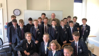 Sir Nicholas visits Great Walstead School in Lindfield on Friday, 10th May, 2019. 