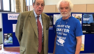 Sir Nicholas attends the PSA Testing Day at Cyprus Hall in Burgess Hill 