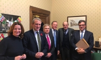 Sir Nicholas Soames and West Sussex MPs meet with Secretary of State for Education; Damian Hinds MP