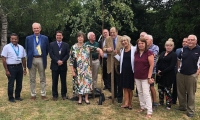 Sir Nicholas Soames opening Greenaway Residential Estate Agency in East Grinstead 