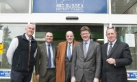 Sir Nicholas welcomes Greg Clark MP, Secretary of State for Business, Energy and Industrial Strategy to Mid Sussex