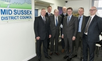 Sir Nicholas welcomes Greg Clark MP, Secretary of State for Business, Energy and Industrial Strategy to Mid Sussex